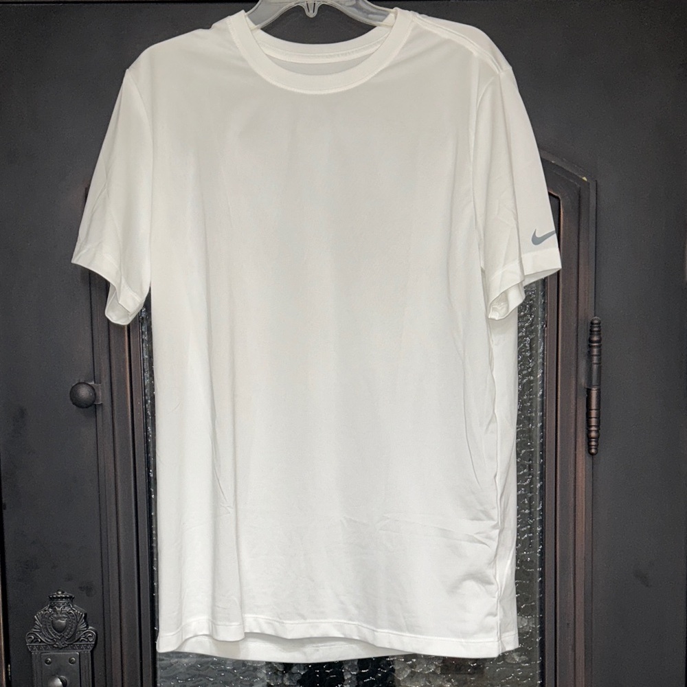 Nike Men's Classic Dri-Fit White Tee